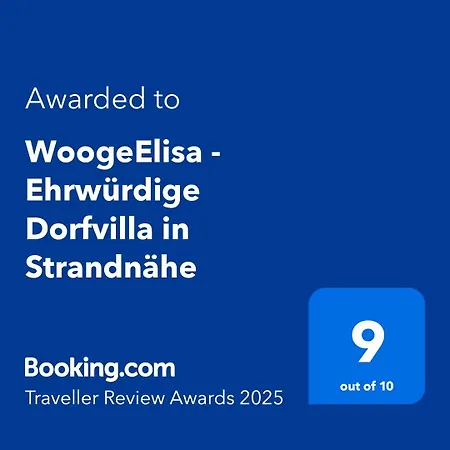 Woogeelisa - Ehrwürdige Dorfvilla In Strandnähe * Wangerooge